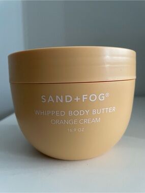 NWT SAND + FOG Orange Cream Whipped Body Butter - 16.9 OZ (480 G)